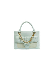 Cartera Braccialini Línea Chain Celeste