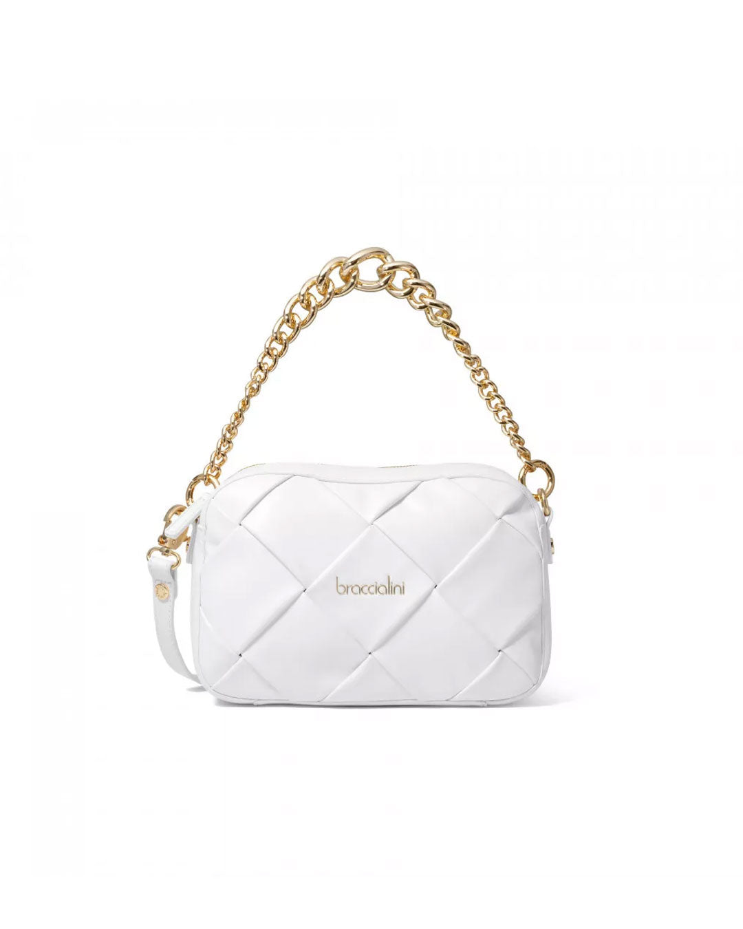 Cartera Braccialini Línea Icons Blanco