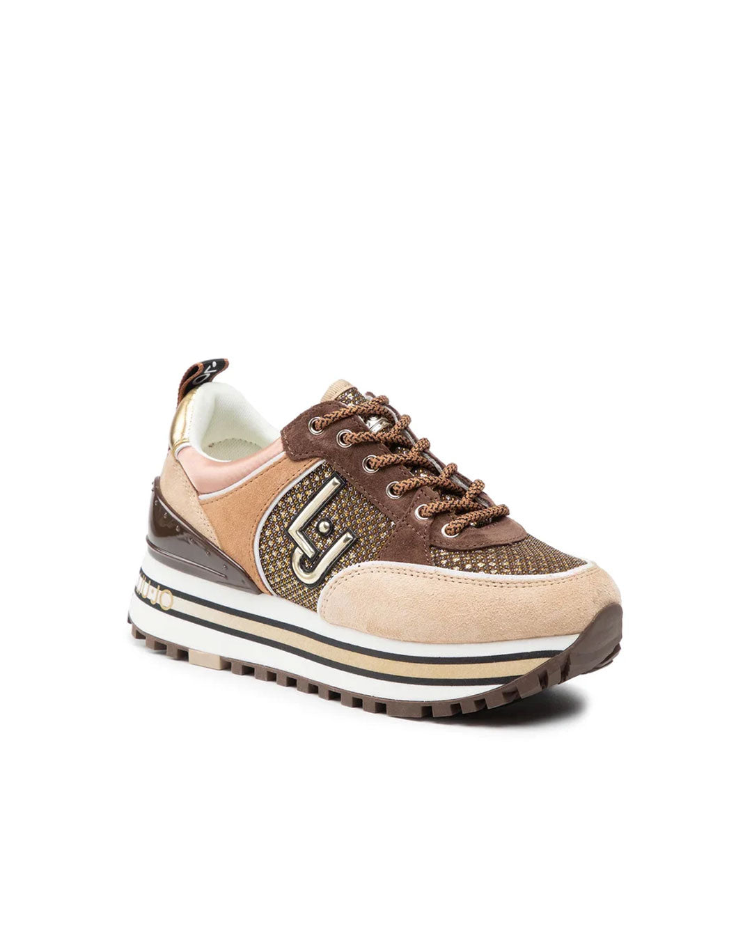 Zapatilla Liu Jo Maxi Wonder 20 Café Caramel