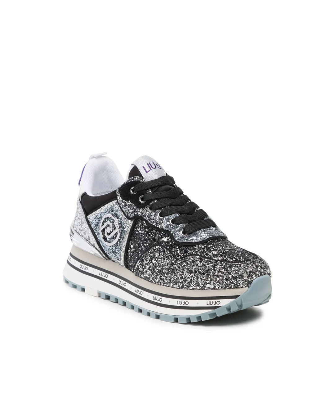 Zapatilla Liu Jo Maxi Wonder 24 Gris Glitter