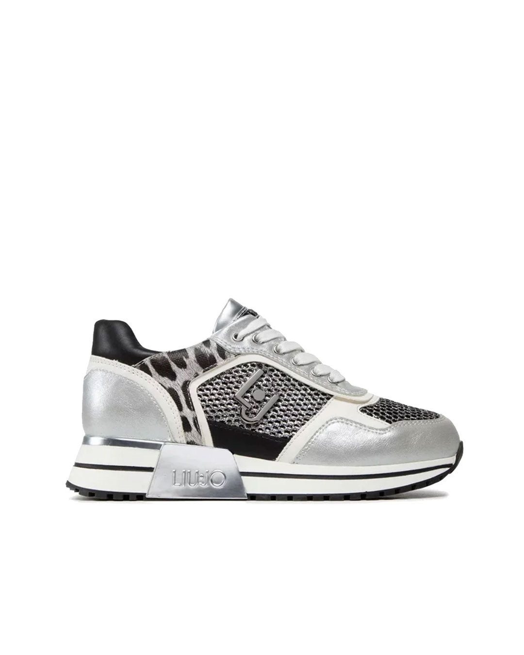 Zapatilla Liu Jo Kiss 02 Gris Leopardo