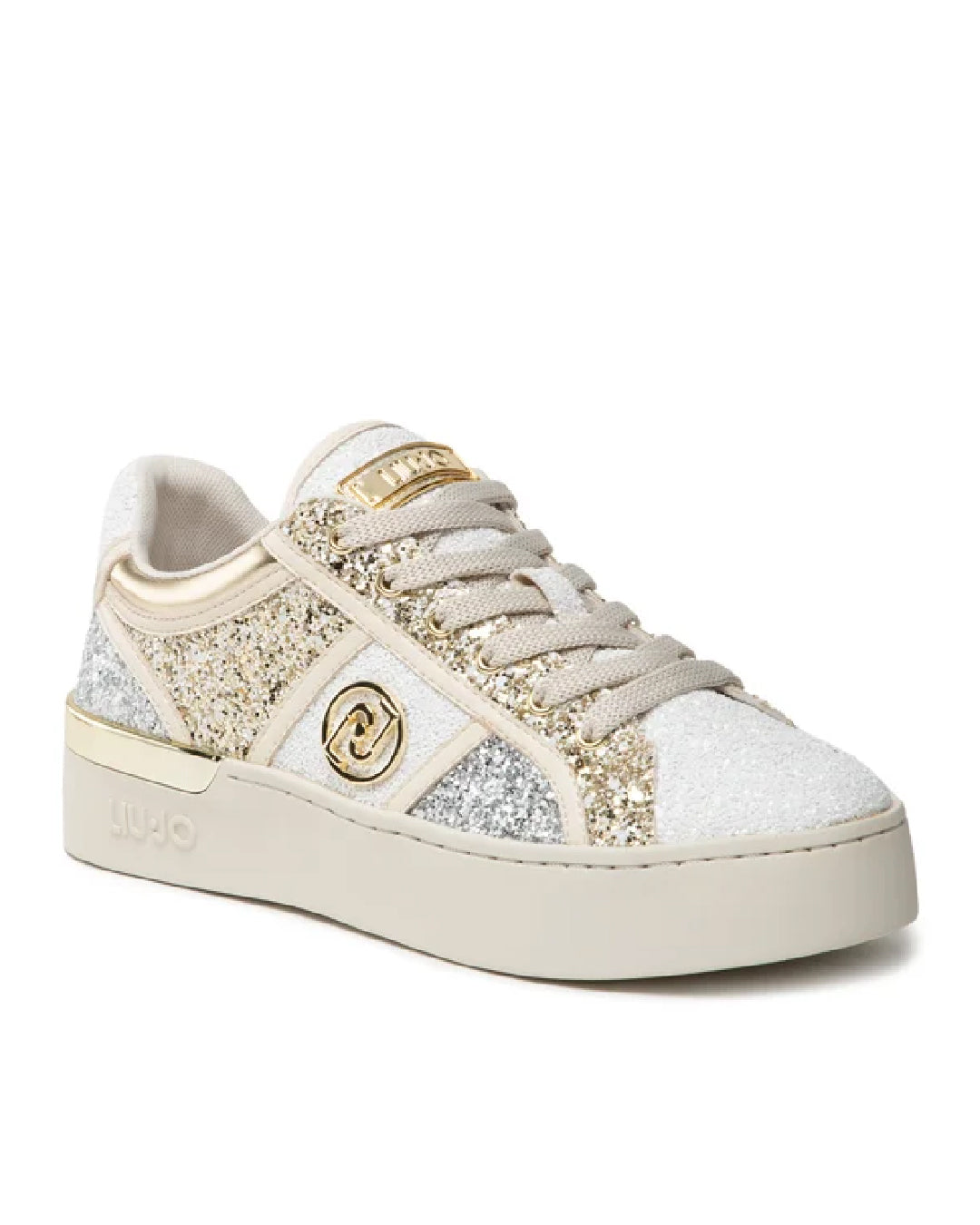 Zapatilla SILVIA 53 Glitter Dorado / Plateado