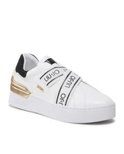 Zapatilla SILVIA 83 Blanco Glitter negro