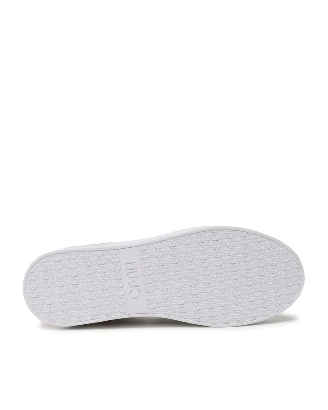 Zapatilla SILVIA 83 Blanco Glitter negro