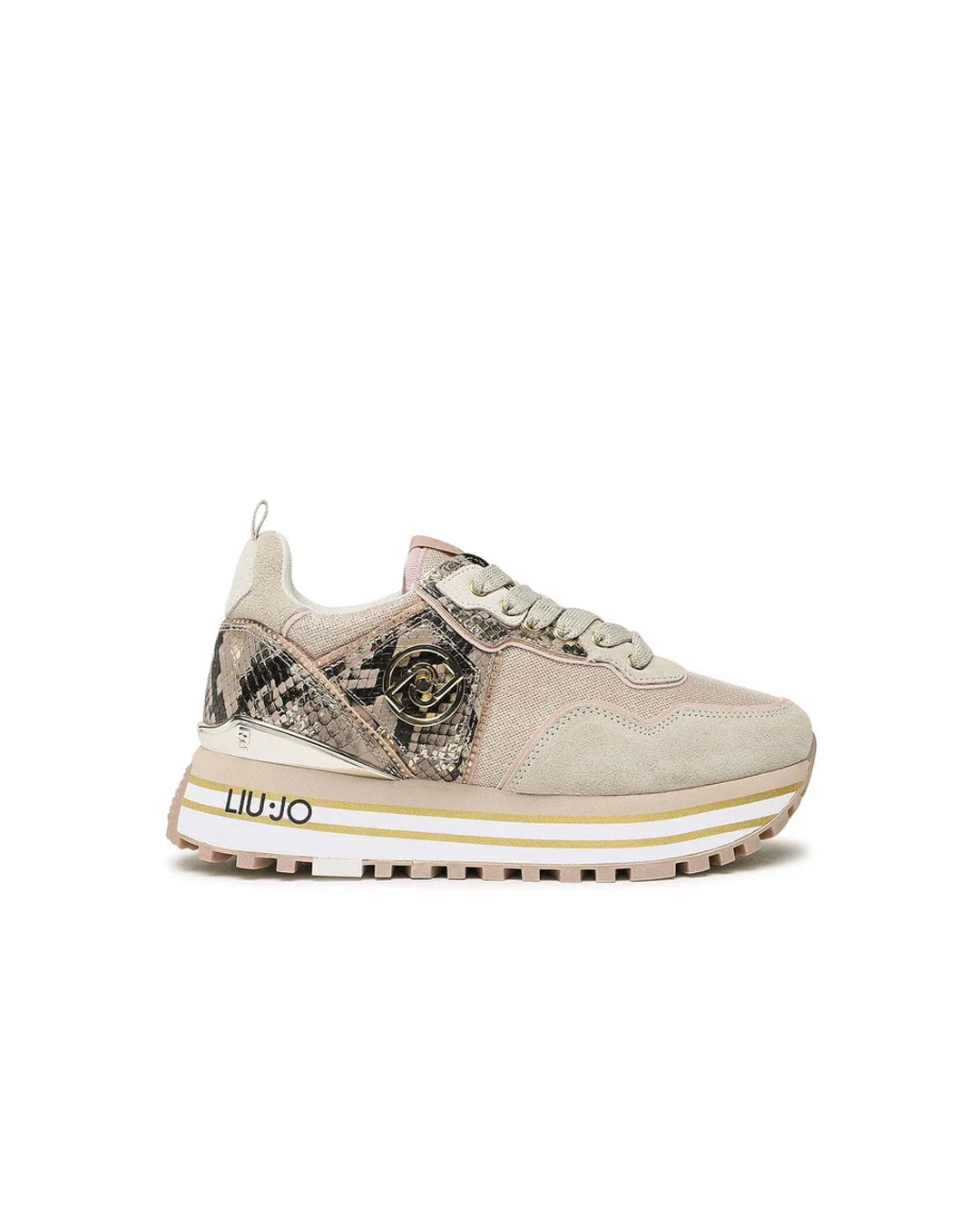 Zapatilla Liu Jo Maxi Wonder 24 Light Gold