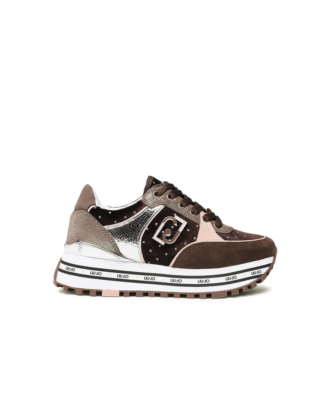 Zapatilla Liu Jo Maxi Wonder 20 Café Oscuro