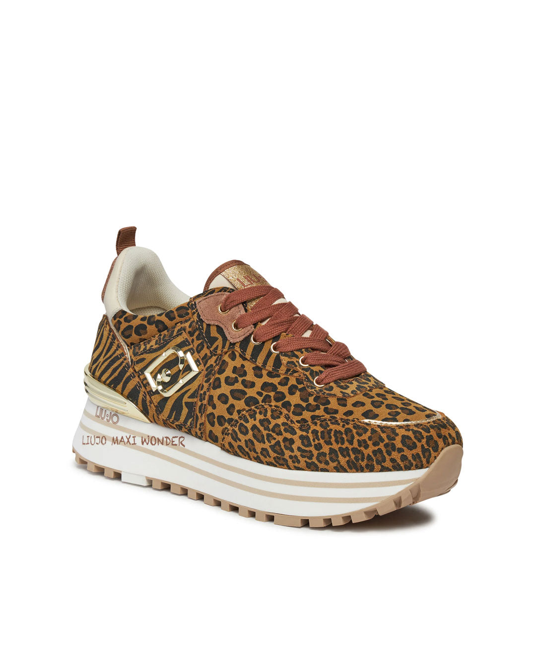 Zapatilla Liu Jo Maxi Wonder 1 Leopardo