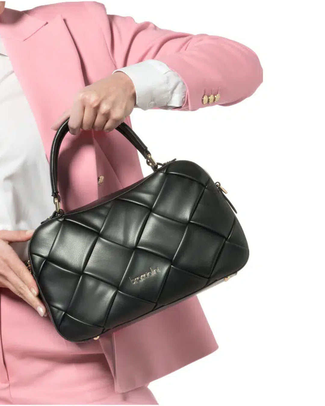 Cartera Braccialini Línea Icons Negro