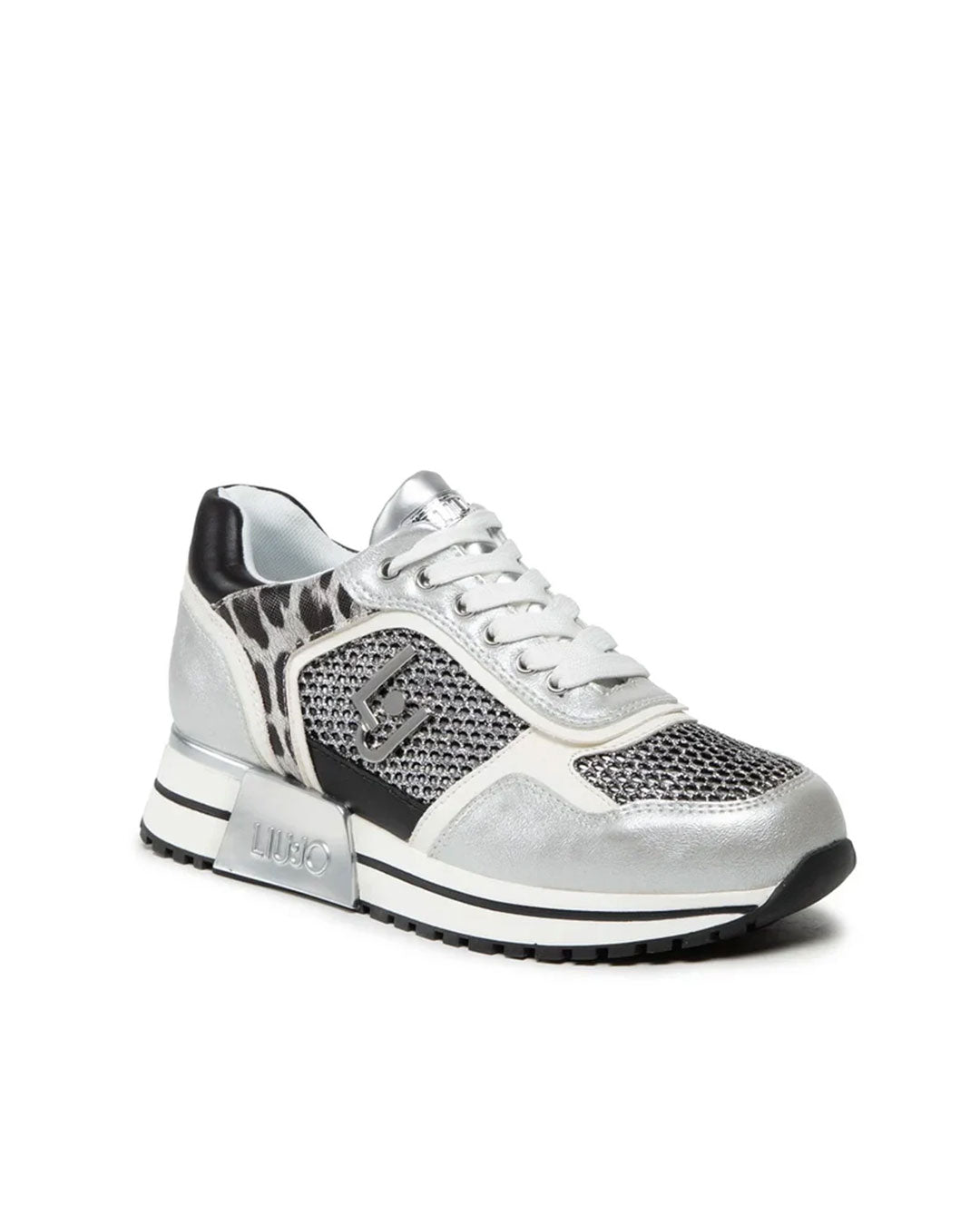 Zapatilla Liu Jo Kiss 02 Gris Leopardo