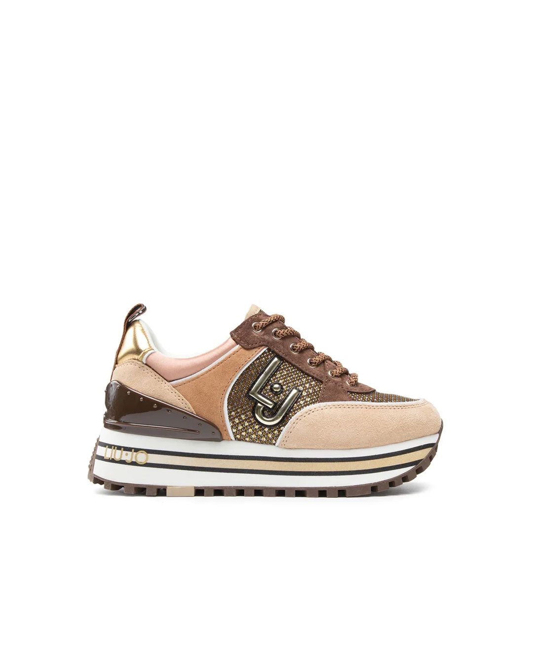 Zapatilla Liu Jo Maxi Wonder 20 Café Caramel