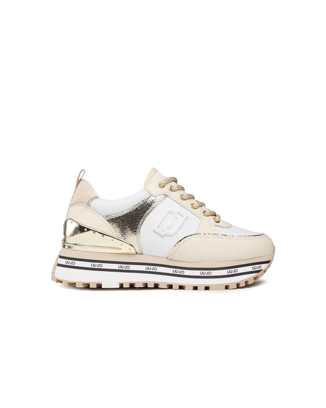 Zapatilla Liu Jo Maxi Wonder 20 Light Gold
