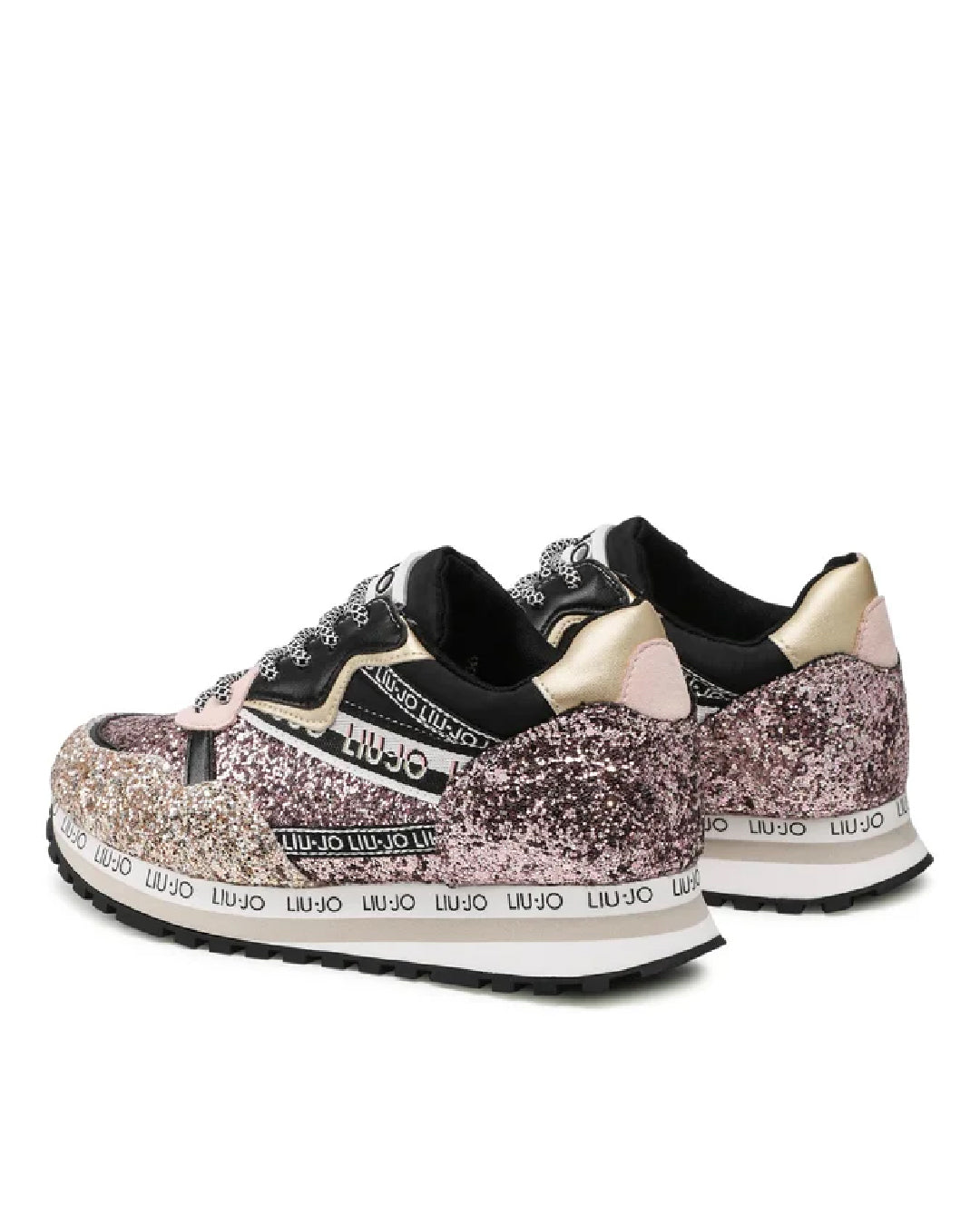 Zapatilla WONDER 8 Glitter Rosado / Dorado