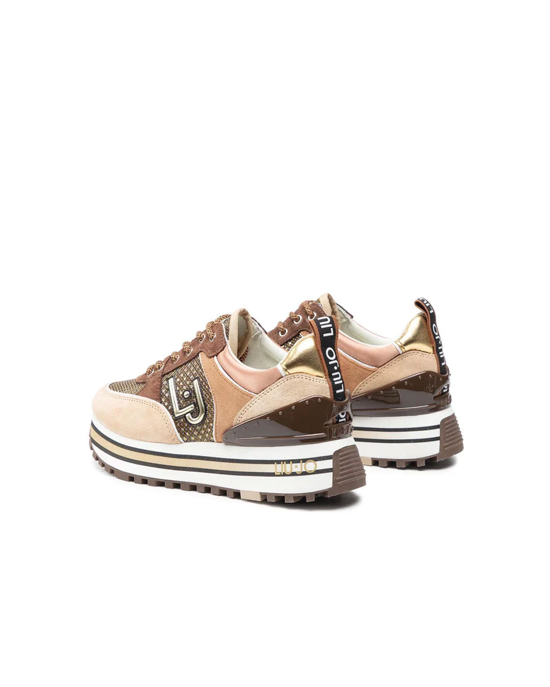 Zapatilla Liu Jo Maxi Wonder 20 Café Caramel