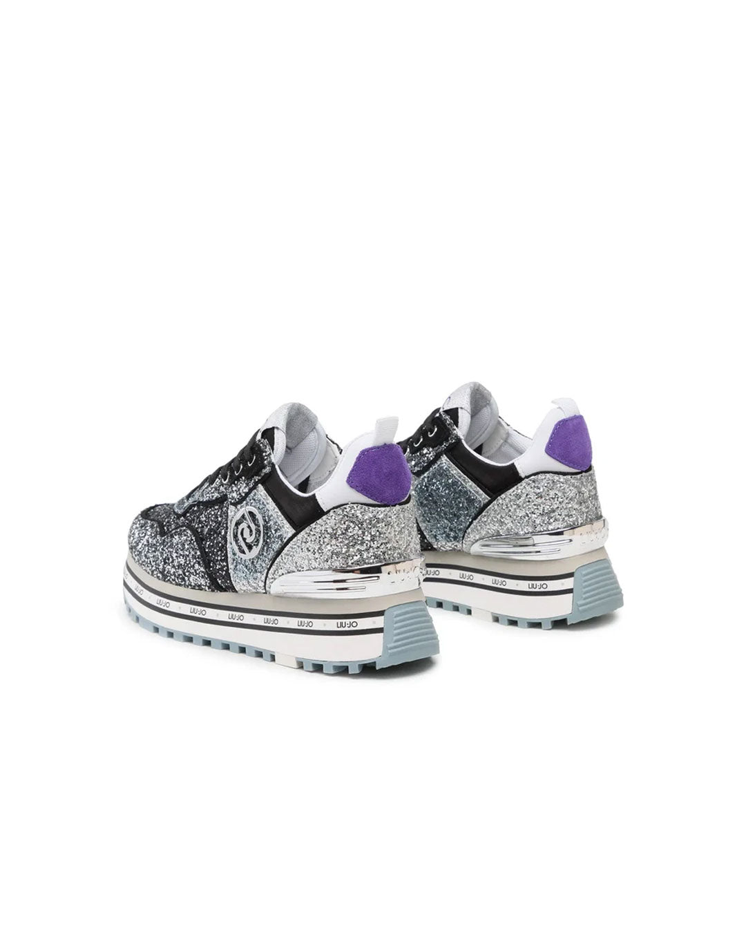 Zapatilla Liu Jo Maxi Wonder 24 Gris Glitter
