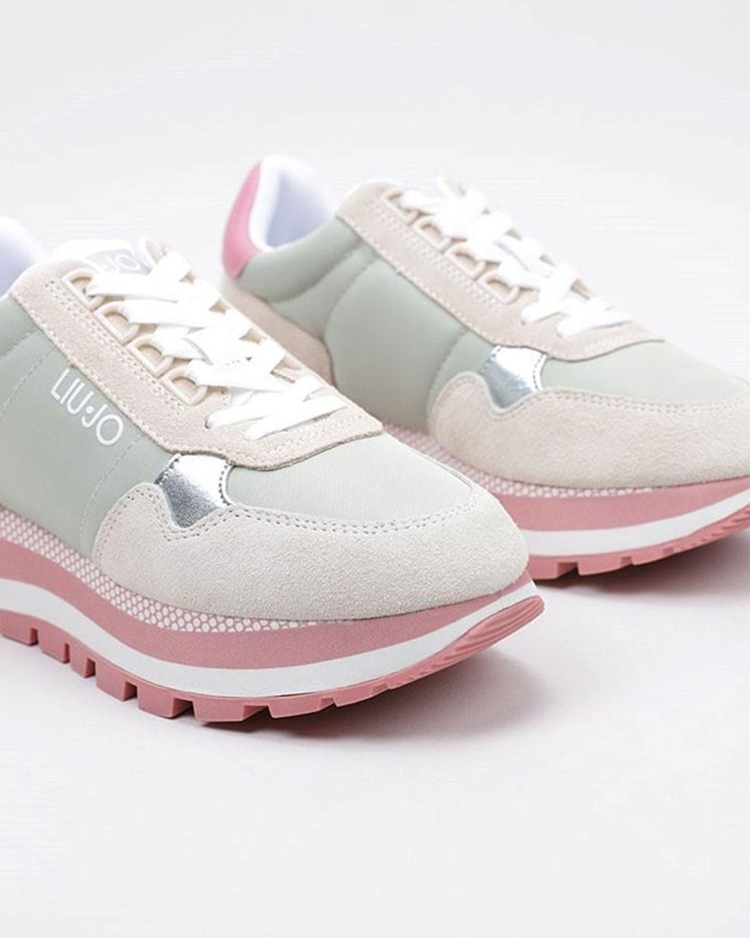Zapatilla Liu Jo Amazing 10 Pistachio / Pink