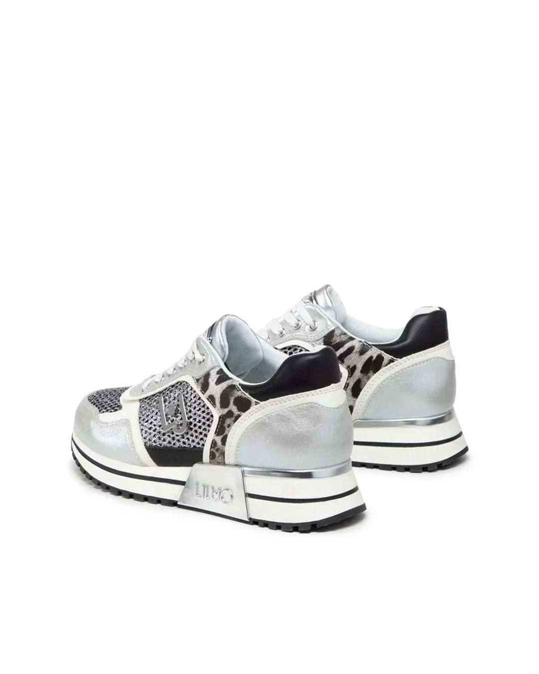 Zapatilla Liu Jo Kiss 02 Gris Leopardo
