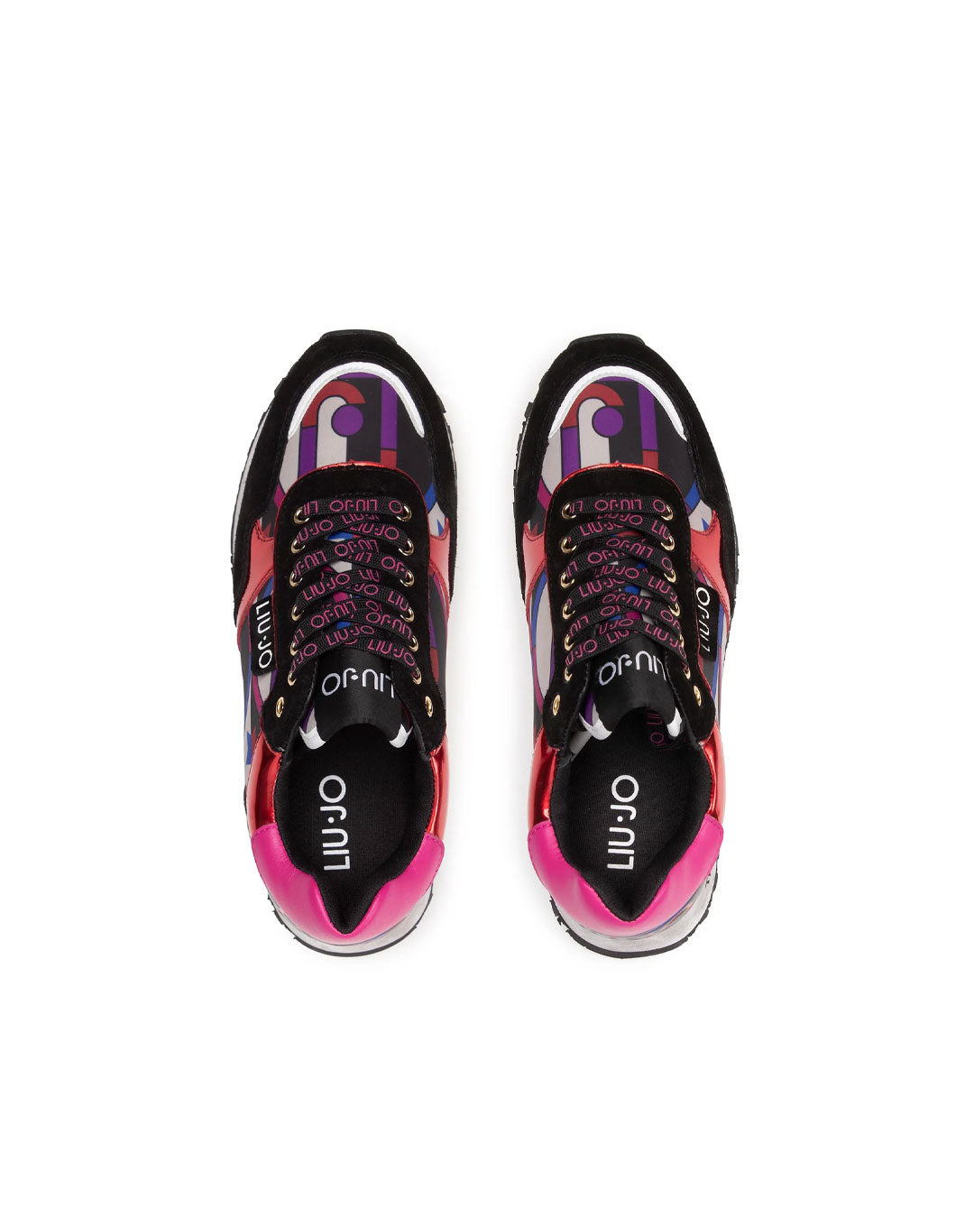 Zapatilla Liu Jo Wonder 24 Negro / Rojo